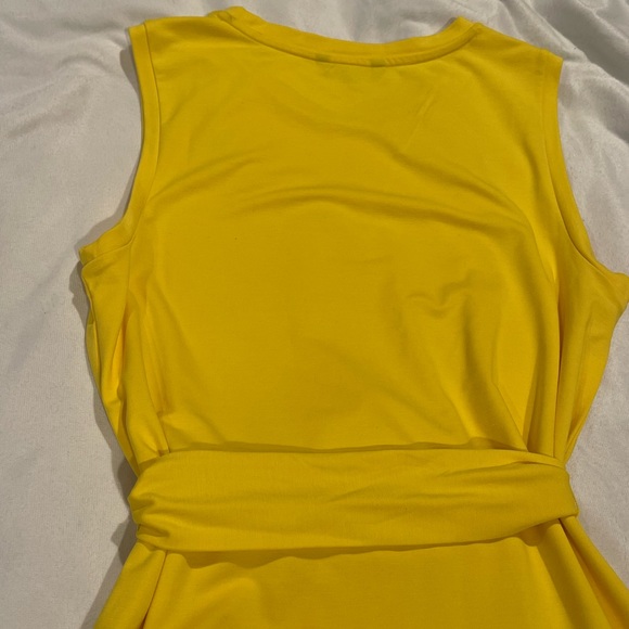 NEW! Banana Republic Yellow Tank Dress, Sz M - Picture 5 of 8
